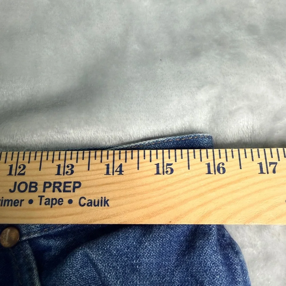 Wrangler 936PWD Cowboy Cut Slim Fit Jeans Men 32x32 Blue Rigid Denim 100% Cotton